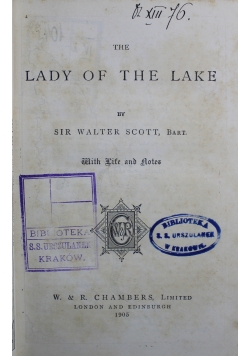 Lady of the Lake 1905 r.