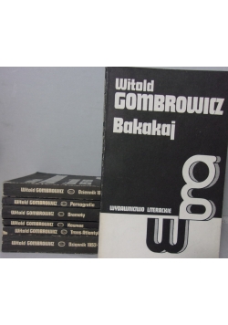Dzieła Witold Gombrowicz. Zestaw 7 książek