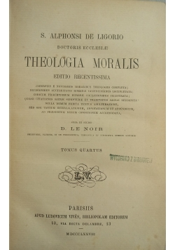 Theologia Moralis, 1878 r.