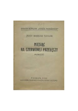 Miesiąc czerwonej przełęczy, 1934 r.