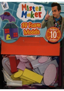Pan Robótka - Modele 3D z pianki 10 modeli