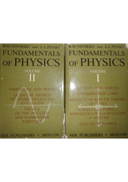 Fundamentals of Physics  ,Tom I i II