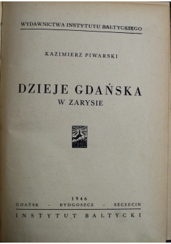 Dzieje Gdańska w zarysie 1946 r.