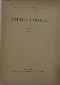 Studia logica tom I 1953 r.