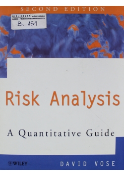 Risk Analysis A Quantitative Guide