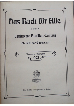 Das Buch fur Alle 27 numerów 1905 r.