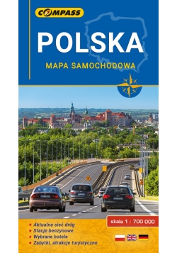 Polska mapa samochodowa 1: 700 000