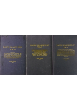 Pacific Islands Pilot Vol I-III