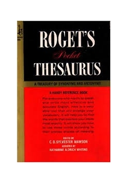 Roget's pocket thesaurus