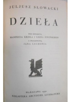 Dzieła, 1930 r.