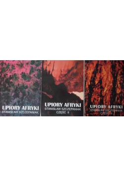Upiory Afryki ,Zestaw 3 książek