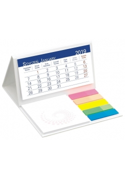 Kalendarz 2019 biurkowy z notesem, mini. 1273, nowy