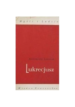 Lukrecjusz. Myśli i ludzie