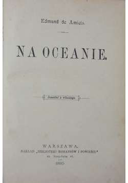 Na oceanie, 1890 r.