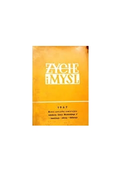 Życie i myśli