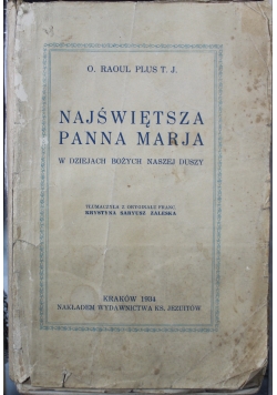 Najświętsza Panna Marja 1934 r.