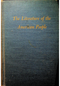 The Literature of the American People
