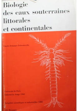 Biologie des eaux Souterraines Littorales et Continentales