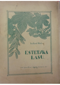 Estetyka lasu, 1929r.