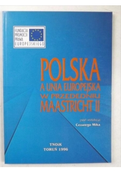 Polska a Unia Europejska w przededniu Maastricht II