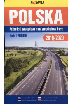 Polska Mapa samochodowa 2019/2020 1:700 000