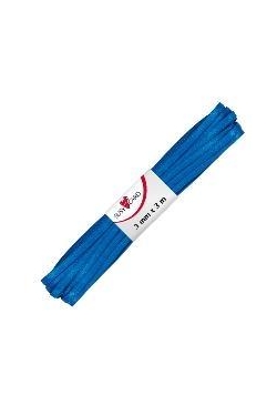 Wstążka ozdobna 3m/3mm royal niebieska