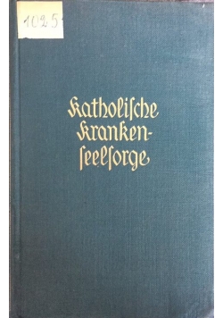 Katholische krankenseelorge, 1934 r.