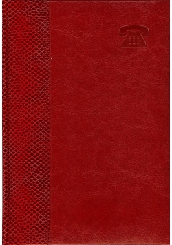 Skorowidz książkowy (SK1) 04 snake/czerw TELEGRAPH