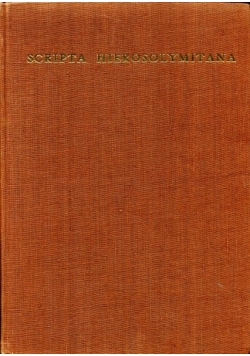 Scripta hierosolymitana