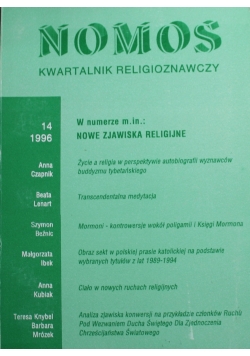 Nomos kwartalnik religioznawczy nr 14