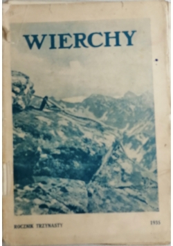 Wierchy, 1935r.
