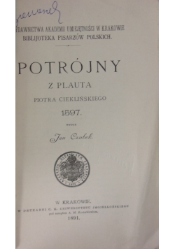 Potrójny z Plauta, 1891 r.