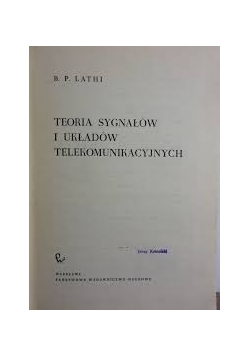 Teoria Sygnałów i układów Telekomunikacyjnych
