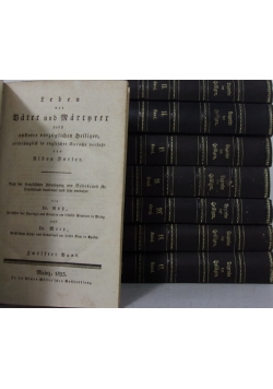 Legende der heiligen. Zestaw 8 książek, ok 1826 r.