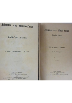 Stimmen aus Maria-Laach, 1896r.