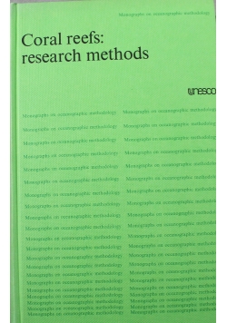 Coral reefs research methods