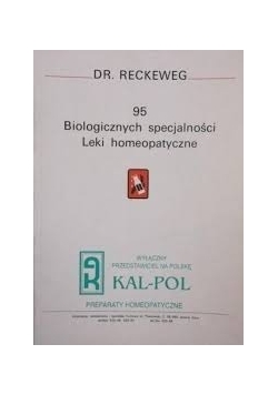 95 biologicznych specjalności. Leki homeopatyczne