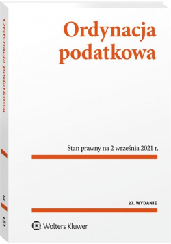 Ordynacja podatkowa. Przepisy