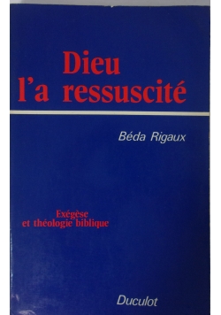 Dieu l'a ressuscite