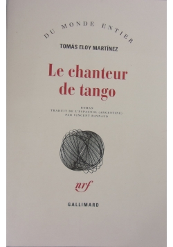 Le chanteur de tango