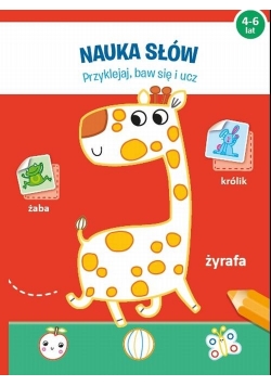 Nauka słów Przyklejaj baw się i ucz