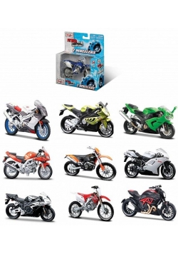Motocykl bez podstawki 1/18 różne rodzaje