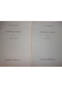 Cytologia ogólna, część I-II