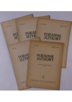 Poradnik językowy, nr 5/1950, 2-6/1951