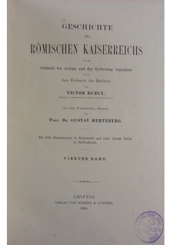 Geschichte Des Romischen Kaiserrichs, 1888 r.
