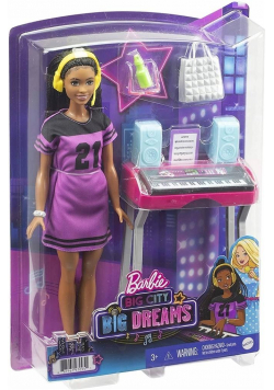 Barbie Big City Big Dreams Lalka + akcesoria GYG40
