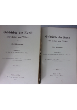 Gerchichte der Kunlt aller Zeiten und Volker, 1905 r. tom 1, 2