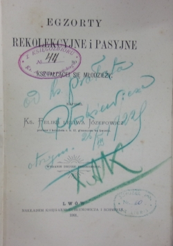 Egzorty rekolekcyjne i pasyjne