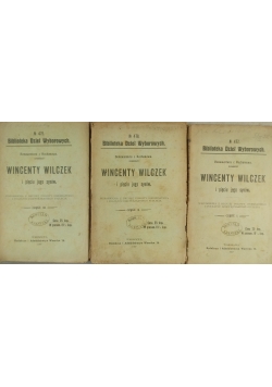Wincenty Wilczek i pięciu jego synów, 3 tomy, 1907 r.