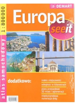 Europa Seeit. Atlas samochodowy 1:800000